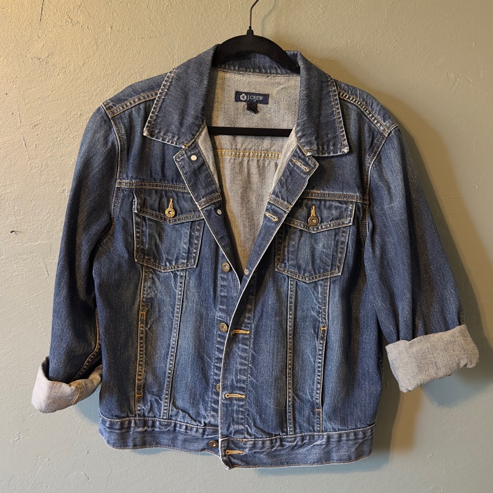 J. Crew Men's Classic Blue Denim Jacket
